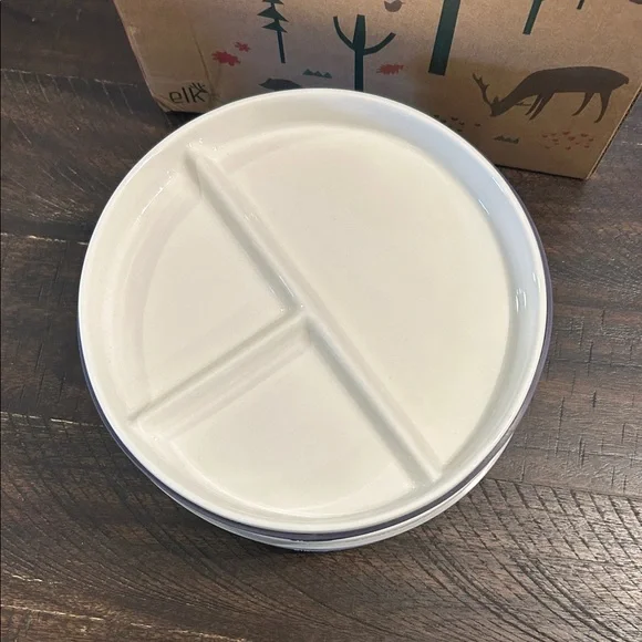 Elk and Friends Plate Set - Purple, Gray, Green, Blue. Suction NIB - Picture 2 of 4